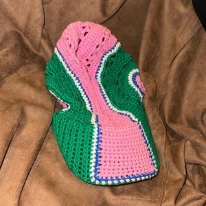 Colorful Crochet Dog Sweater